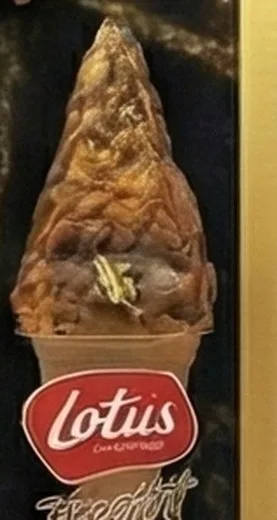 Lotus Biscoff Crumble Cone